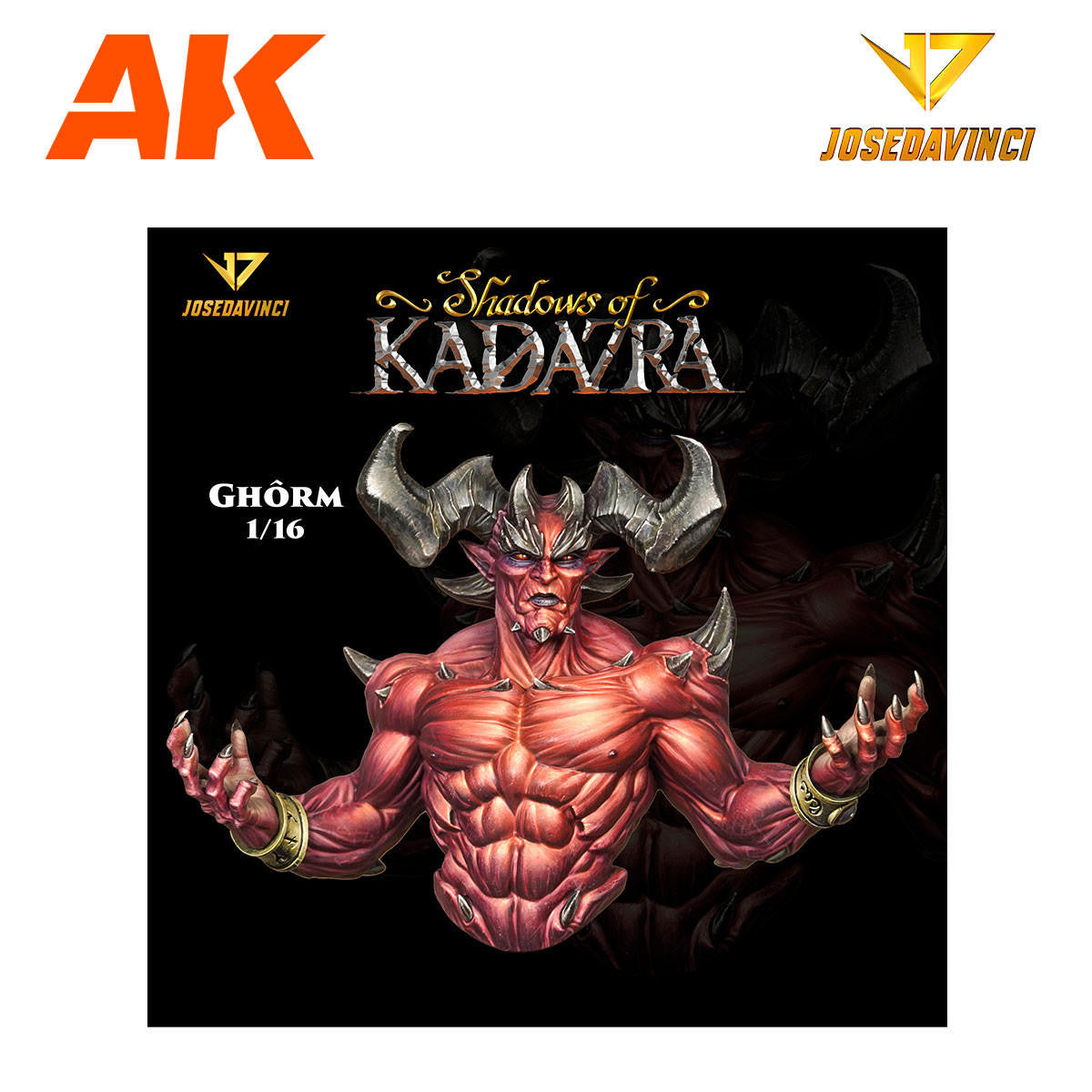 AK Interactive 1/16 Ghorm Bust JoseDavinci AK-KJD007